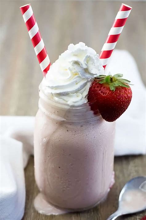 Tropical Strawberry Milkshake Artzy Foodie
