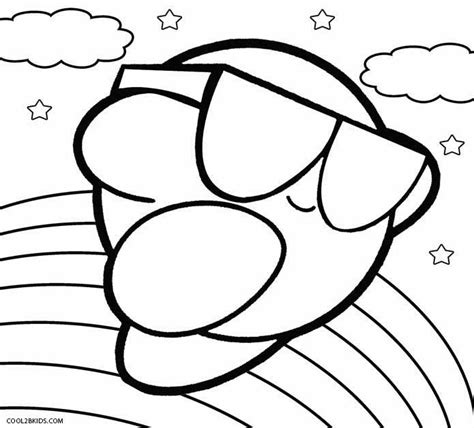 Kleurplaat Kirby