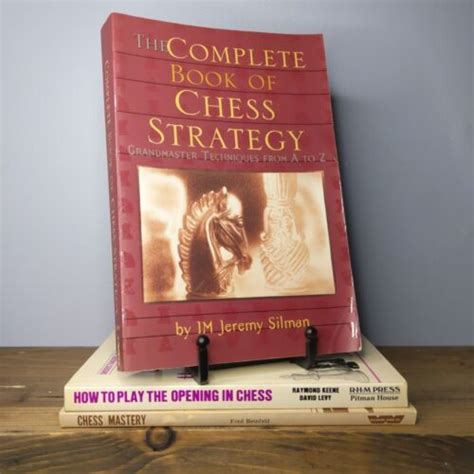 Chess Strategy 3 Book Lot Grandmaster Techniques Chess Mastery The