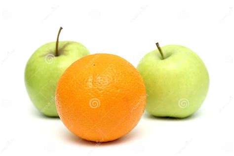 Apples And Orange Stock Photo Image Of Colour Apples 14059132
