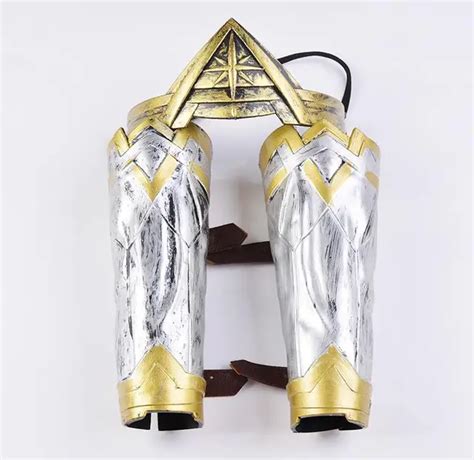 Halloween Cospaly Hot Wonder Woman Bracers Headgear Justice League Costume Accessories