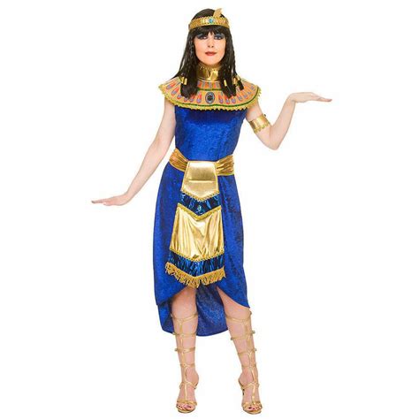 Adult Egyptian Princess Cleopatra Fancy Dress Ladies Costume Uk Sizes 6