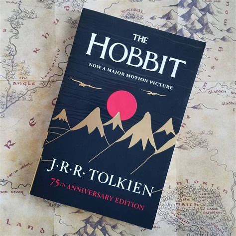 This Paperback Copy Of The Hobbit Is The 75th Anniversary Edition