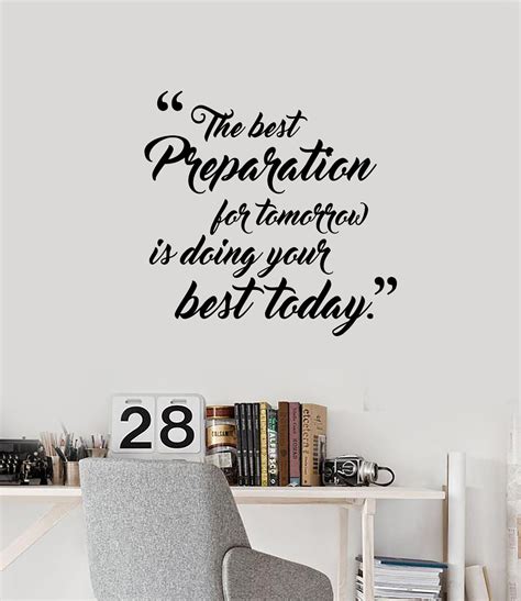 Vinyl Wall Decal Inspirational Quote Office Saying Motivation Decor St