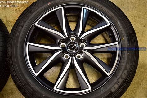 2018 Mazda Cx 5 Oem 19 Factory Wheels And Toyo Tires P22555r19 Cx5