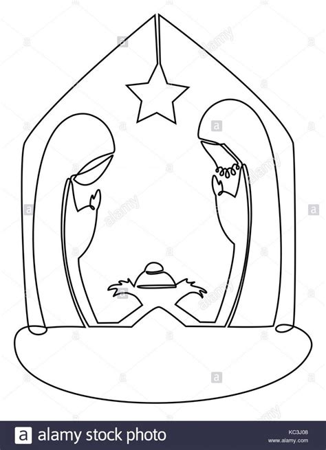 Nativity Line Drawing At Getdrawings Free Download