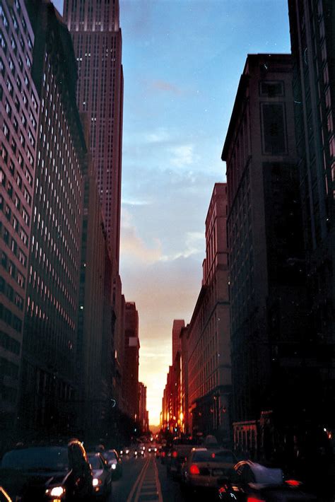 Manhattanhenge C 34th Street Film Taken W A Leica M7 Wik Flickr