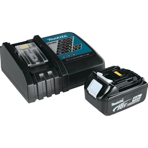 Makita 18 Volt Lxt Lithium Ion 40ah Battery And Charger Starter Pack