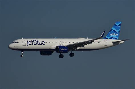 Jetblue A321 Neo N4022j Joel Peterson Landing Lax 25l Flickr