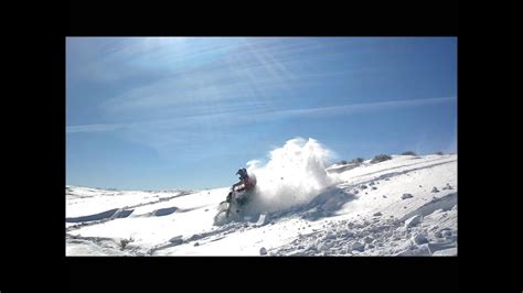 Dirt Bike Snow Drift Busting Youtube