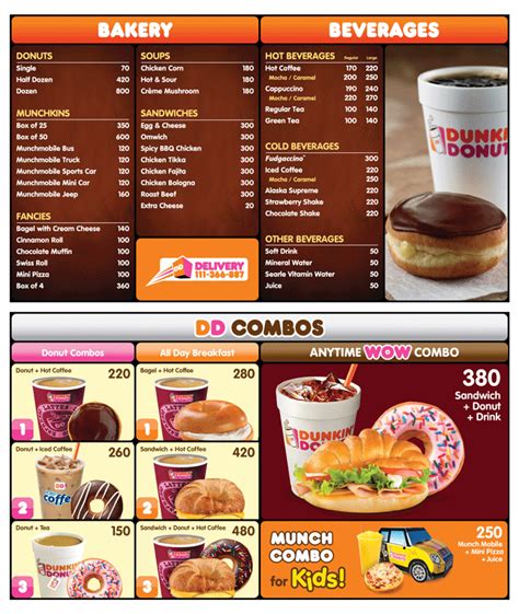 All prices are subject to change and are only valid during selected periods. Dunkin Donuts, Khayaban-e-Rahat Restaurant in Karachi ...
