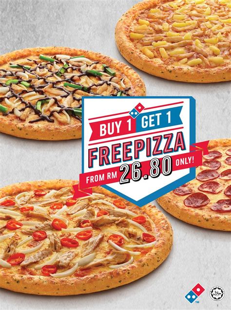 Dominos Pizza Buy 1 Free 1 Promotion 17 30 October 2016