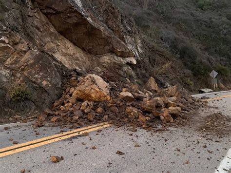 Highway 1 In Big Sur Closed At Least A Week In Both Directions After
