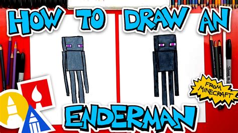 How To Draw Enderman From Minecraft Really Easy Drawing Tutorial Hot Sex Picture
