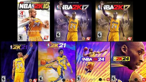 Every Kobe Bryant Nba 2k Cover Rnba2k