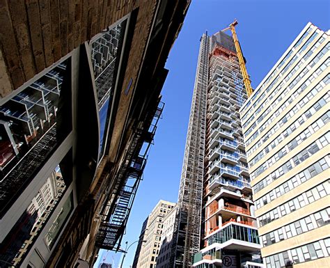 Construction Update Tribecas Jenga Tower 56 Leonard Tops Out 6sqft