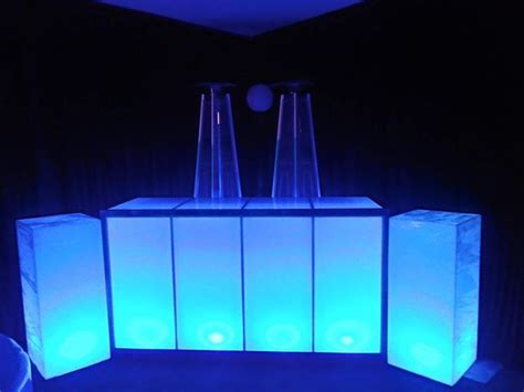 2 Pcs Led Acrylic Lighted Bar 7 And Bar Back Plexiglass Lounge