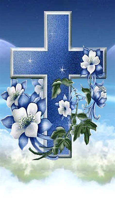 Cross And Flowers Cross Wallpaper Floral Cards Design Christian