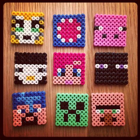 De 25 Bedste Idéer Inden For Hama Beads Minecraft På Pinterest Pixel