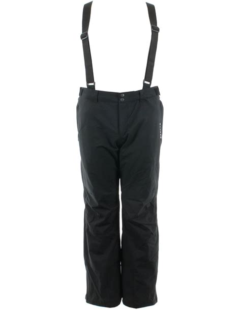 Pantalon de ski pro stretch noir grande taille homme de la ...