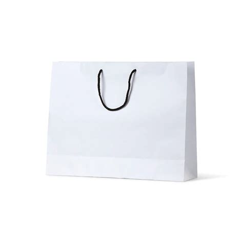 Deluxe White Kraft Paper T Bag Boutique 250pk