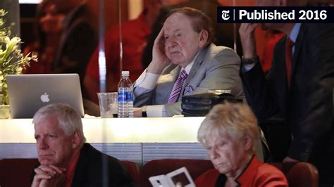 Sheldon Adelson Focuses On Congressional Races Despite Donald Trumps