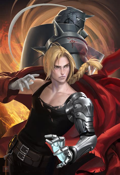 Wallpaper Elric Edward Elric Alphonse Full Metal Alchemist