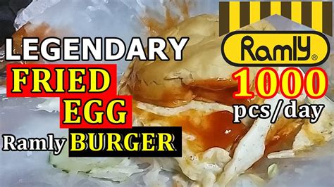 Kalau mushroom burger guna daging jenis oblong tu lagi power rasanya. Fried Egg Ramly Burger | Legend Burger | Malaysia Street ...