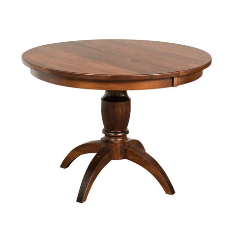 Amish Edmonton Solid Brown Maple Pedestal Table Oak For Less Oak