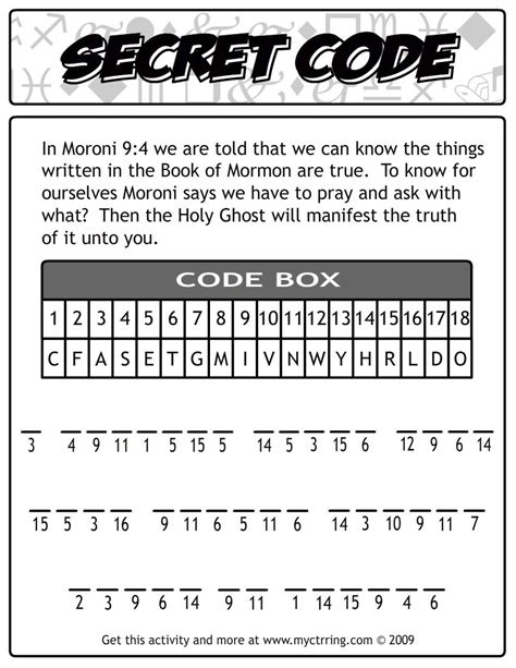 Secret Code Coding For Kids Word Puzzles For Kids