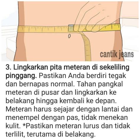 Cara Mengukur Lingkar Pinggang Dengan Penggaris Sebelum Belanja