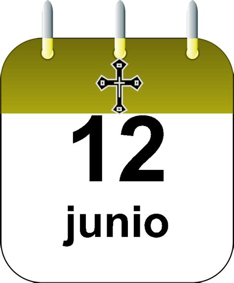 Santoral 12 De Junio Calendario