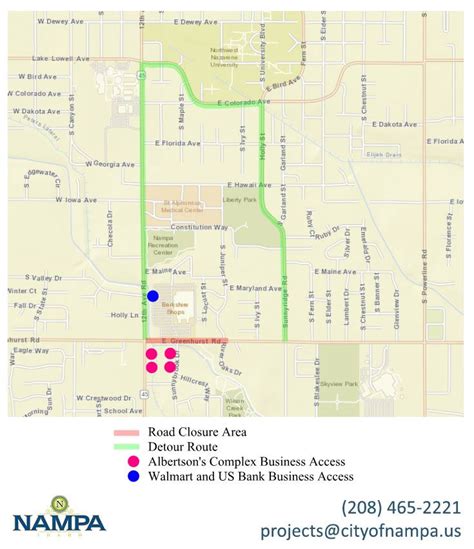 Nampa Idaho City Limits Map