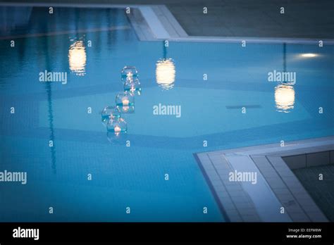 Floating Lantern Pool Hi Res Stock Photography And Images Alamy