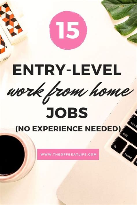 15 Entry Level Work From Home Jobs - No Experience Needed ...