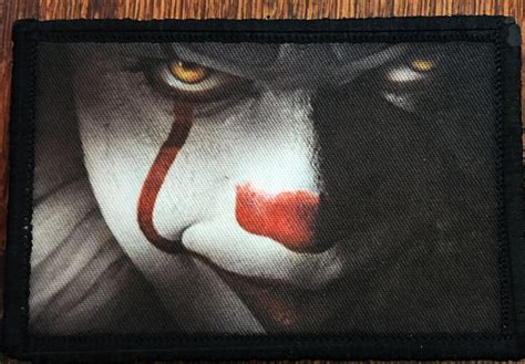 Pennywise The Clown From It Morale Patch Tactical Military Flag Usa