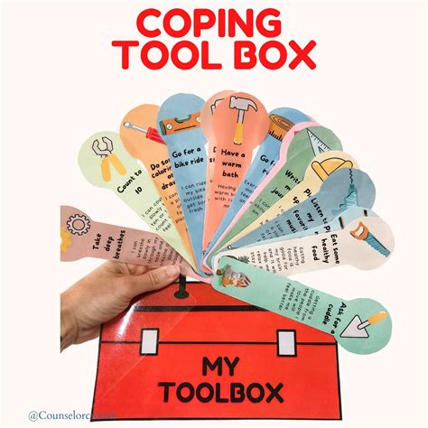 Coping Skills Tool Box Feelings Poster Calming Down Corner Etsy India