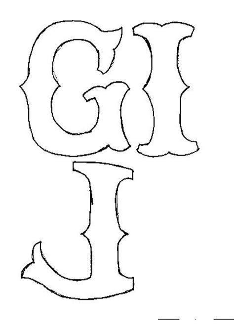 Abc Letras Do Alfabeto Para Imprimir 60 Moldes Do Stencil Lettering