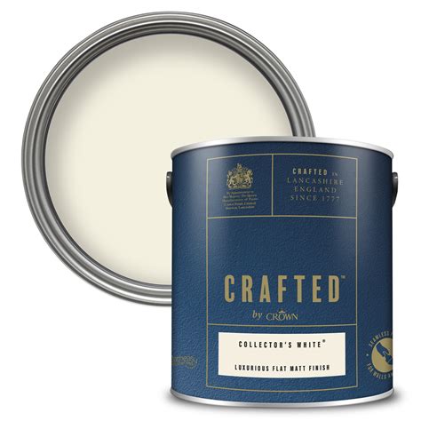 Collectors White Luxurious Flat Matt Emulsion Crafted By Crown