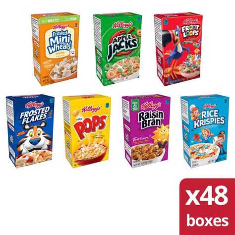 Kellogg's Breakfast Cereal Variety Pack 3.201 Lb - Walmart ...