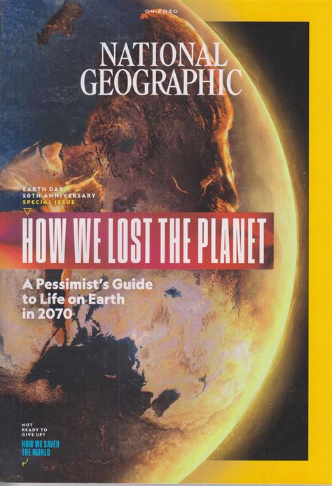 National Geographic April 2020 How We Saved The World Magazine