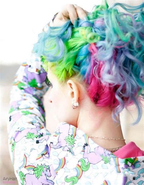 20 Crazy Rainbow Hair Extensions And Hair Color Ideas 2024