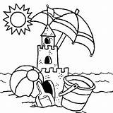 Coloring Sandcastle Sand Castle Printable Beach Summer Abandoned Kool Aid Man Cartoon Sheets Dragon Designlooter Getcolorings Preschool 87kb 300px Drawings sketch template