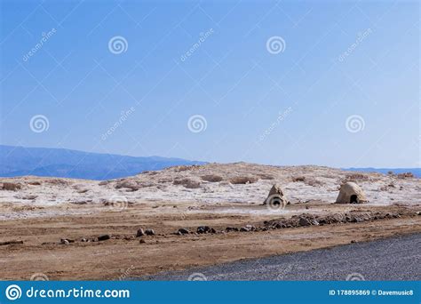Road Way To The Lake Assal Djibouti Stock Image Image Of Natural