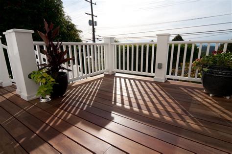 Check out our black and white deck selection for the very best in unique or custom, handmade pieces from our shops. Traditional Wood Plank Deck With White Railing | HGTV