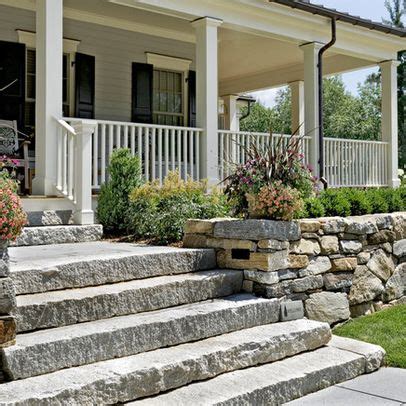 Below are 6 top images from 19 best pictures collection of front door steps ideas photo in high resolution. Stone Slab Steps Porch Design Ideas, Pictures, Remodel and ...