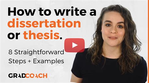 How To Write A Dissertation Or Thesis Examples Grad Coach