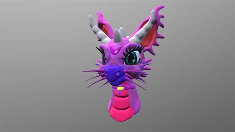 Head Dragon Cartoon Fantasy Download Free 3d Model By Xeratdragons