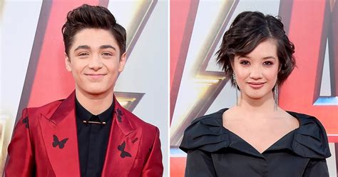 Shazam Premiere Asher Angel Peyton Elizabeth Lee And More