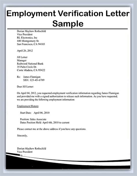 Employment Verification Letter Samples Templates Free Examples Vrogue